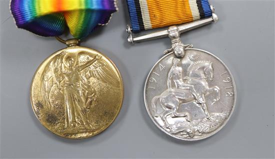 Two WWI medals